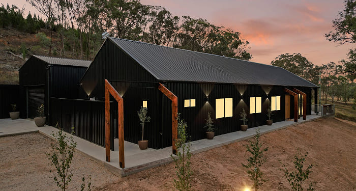 Custom steel shed homes in Australia